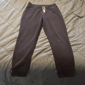 DSG Black Sweatpants Relaxed Fit Elastic Cuffs